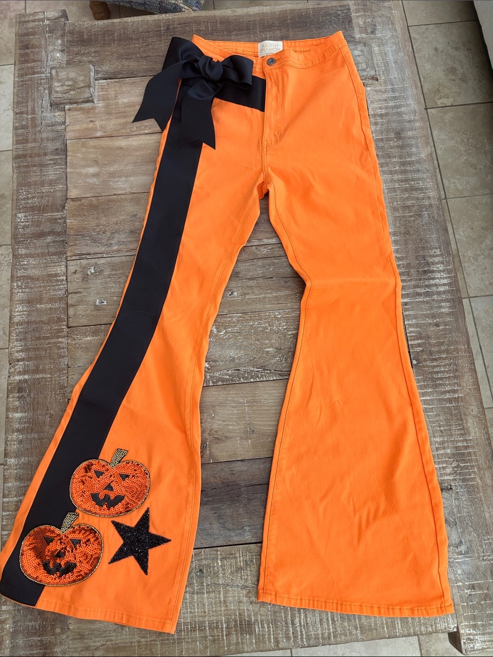 Judith March Sequin Pumpkin Pants -Never Worn